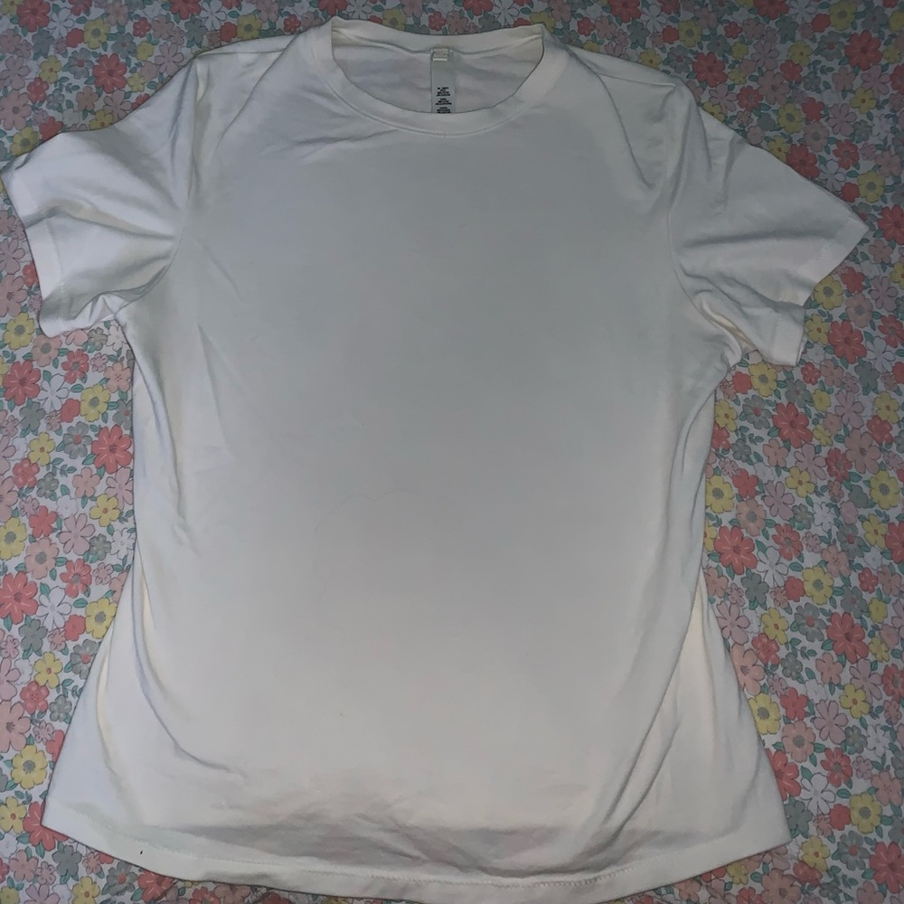 ✿ skims stretch cotton tee in bone ✿